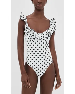 CAROLINE CONSTAS アナスタシア ワンピース水着 ドット - サムネイル2