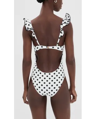 CAROLINE CONSTAS アナスタシア ワンピース水着 ドット - サムネイル3