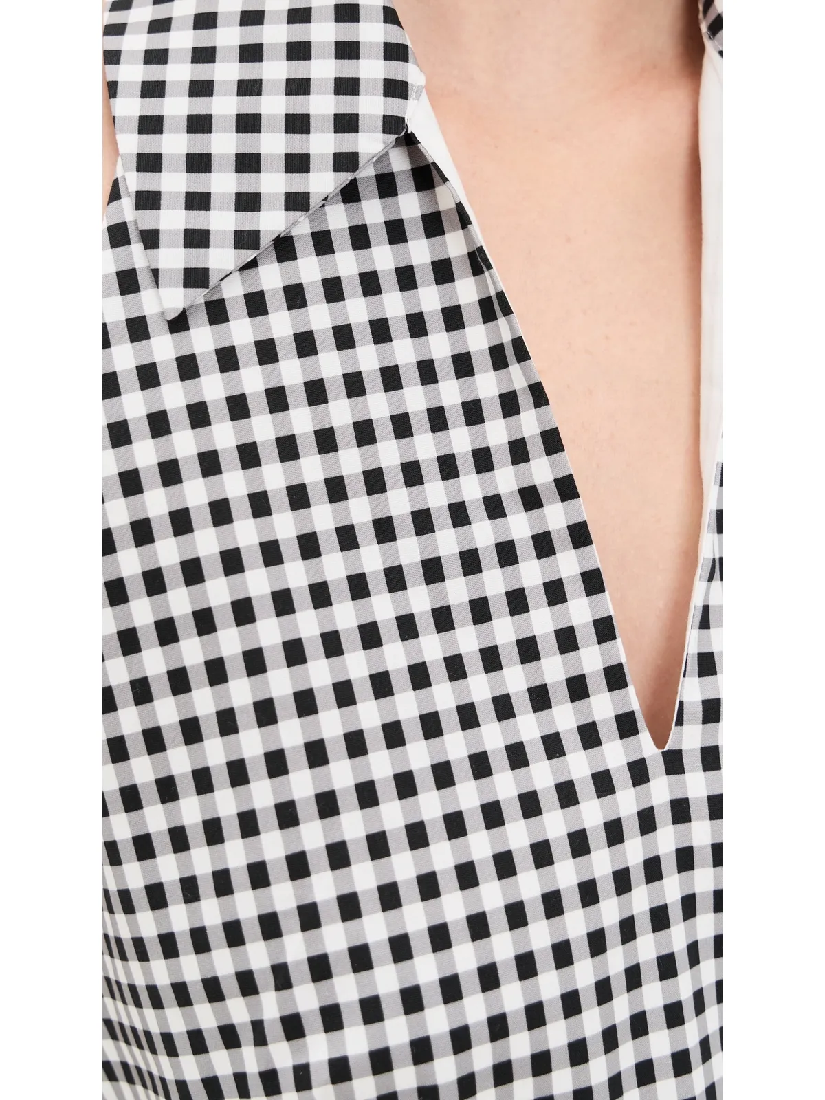 CAROLINE CONSTAS Aya Halter Mini Dress Black - 画像6