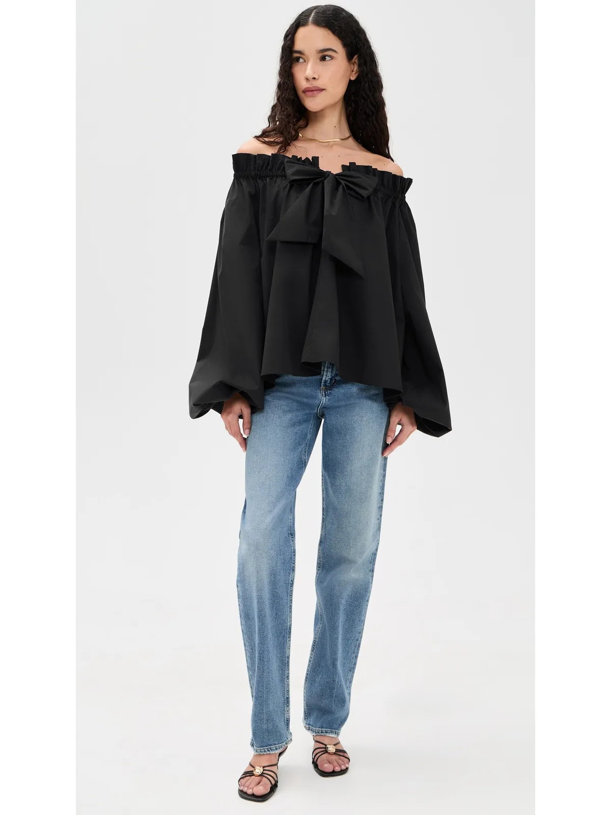CAROLINE CONSTAS アデライン タイ ブラウス - 画像5
