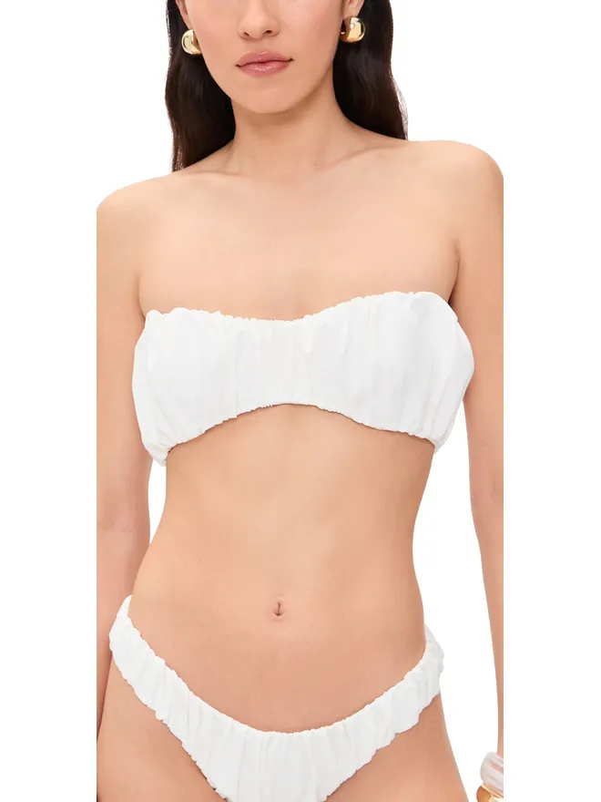 CAROLINE CONSTAS CAROLINE CONSTAS レイラ ルシュド ビキニトップ アイボリーの商品画像