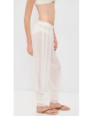CAROLINE CONSTAS ルエラ レーストリムパンツ - サムネイル4
