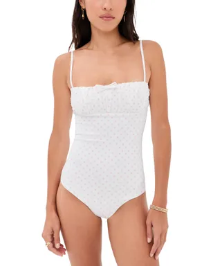 CAROLINE CONSTAS Melody One Piece White Pink Cherub - サムネイル1
