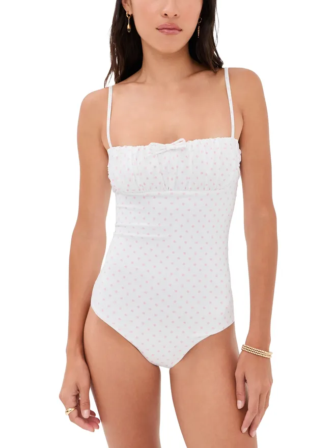 CAROLINE CONSTAS CAROLINE CONSTAS Melody One Piece White Pink Cherubの商品画像