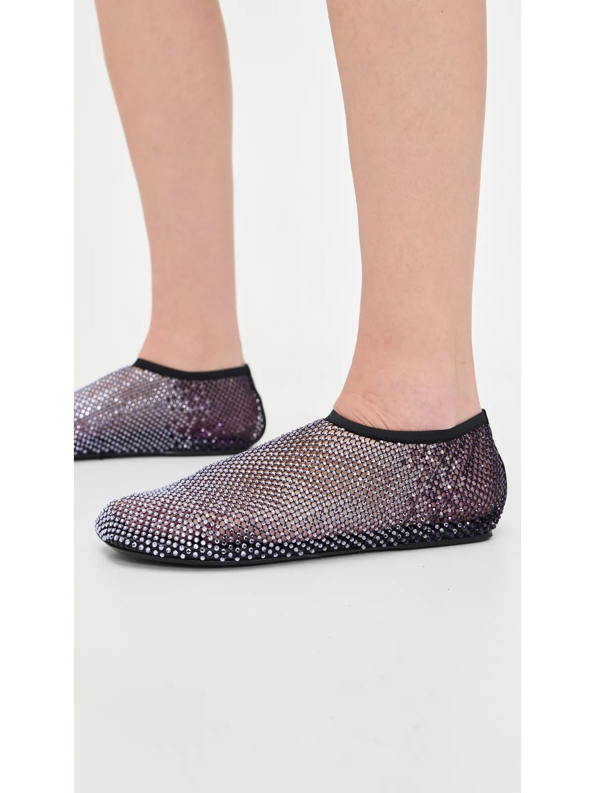 Christopher Esber Minette Ombre Crystal Flats Viola Ombre - 画像4