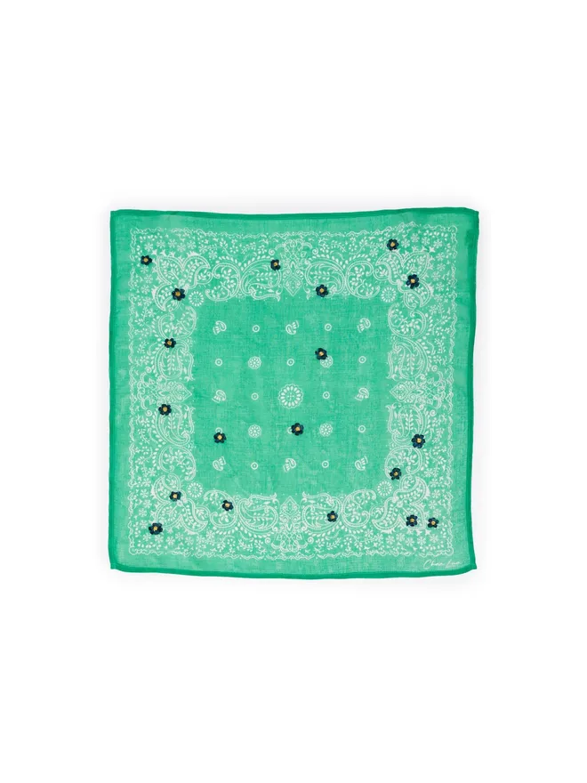 Chan Luu Chan Luu デイジー刺繍バンダナの商品画像
