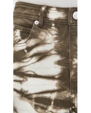 Cinq à Sept タイダイデニム Betsy パンツ（Dark Olive/White） - サムネイル6