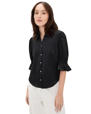 Cinq à Sept Fiona Silk Top - サムネイル1