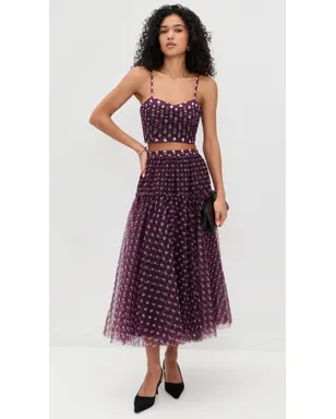 Cinq à Sept Camille Polka Dot Selly Top - サムネイル5