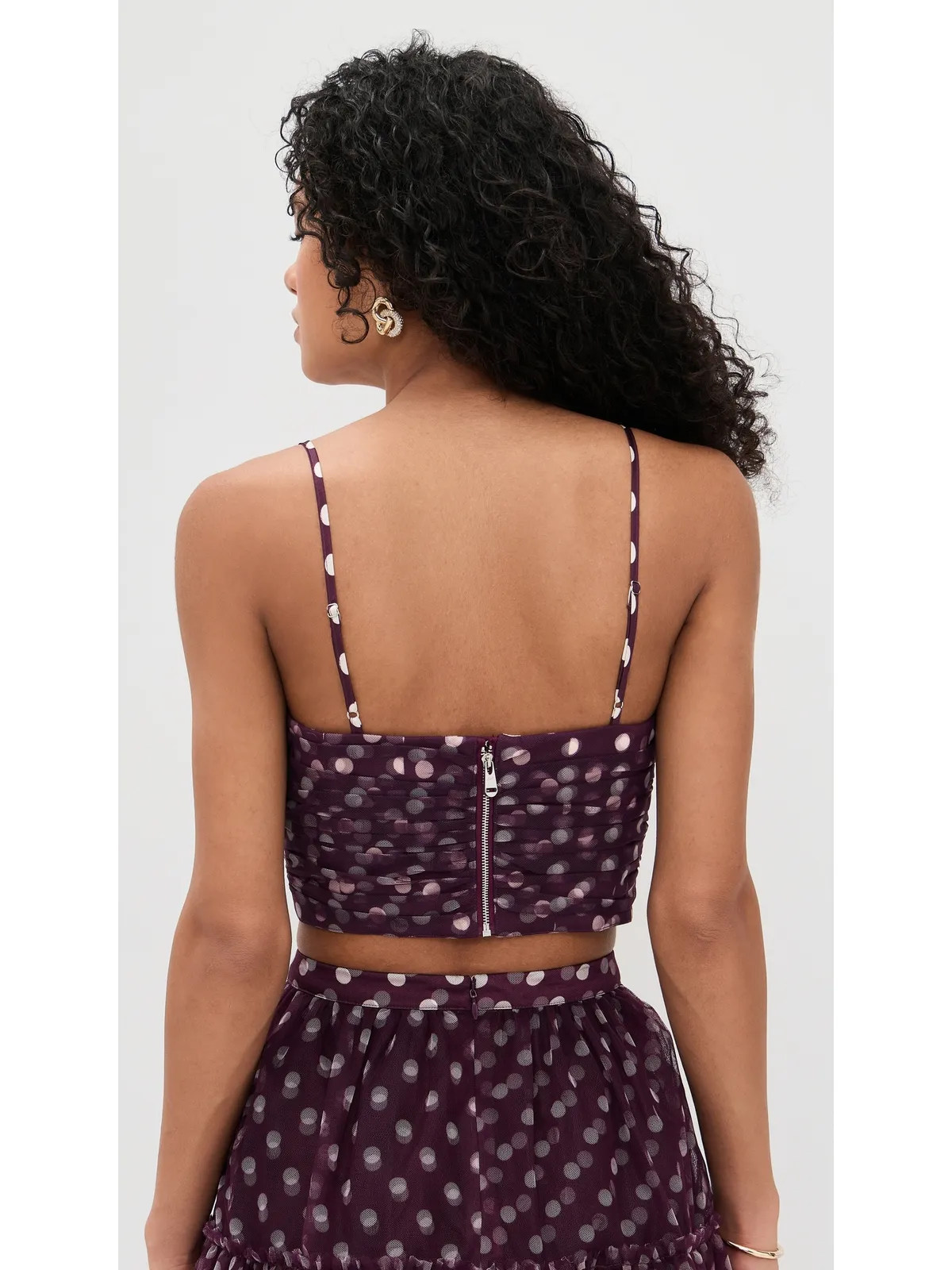 Cinq à Sept Camille Polka Dot Selly Top - 画像3