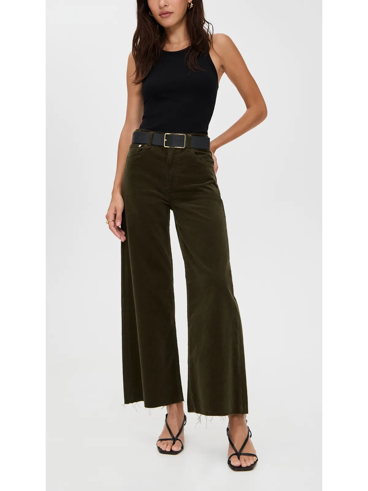 Citizens of Humanity Lyra ワイドレッグ コーデュロイ クロップパンツ Costes - 画像5