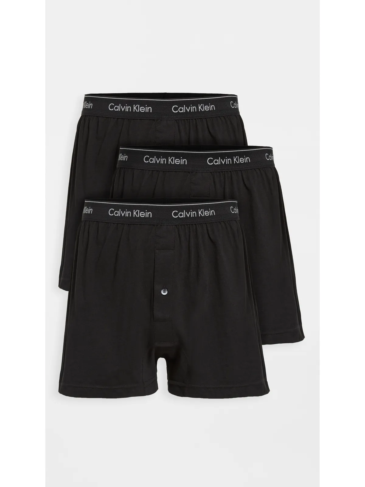 Calvin Klein Underwear コットン クラシックフィット ニット ボクサー 3枚パック - 画像2