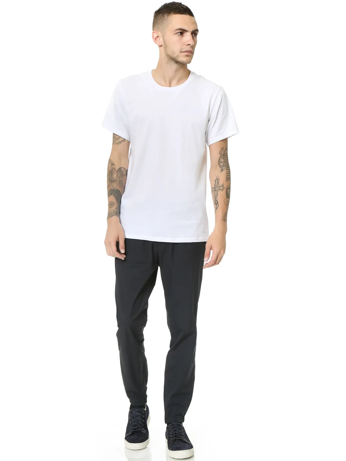 Calvin Klein Underwear コットンストレッチ クラシックフィット クルーネックTシャツ 3枚組 - 画像5
