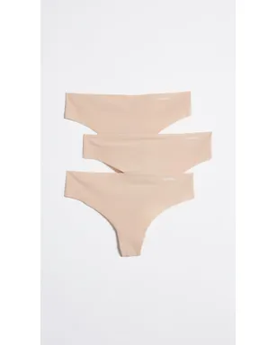 Calvin Klein Underwear インビジブルス タンガ 3枚セット ライトキャラメル - サムネイル2