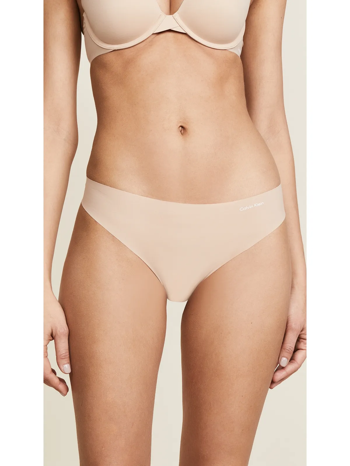 Calvin Klein Underwear インビジブルス タンガ 3枚セット ライトキャラメル - 画像3