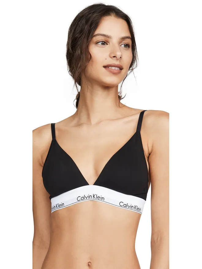 Calvin Klein Underwear Calvin Klein Underwear モダンコットン 薄型パッド入り トライアングル ブラレットの商品画像