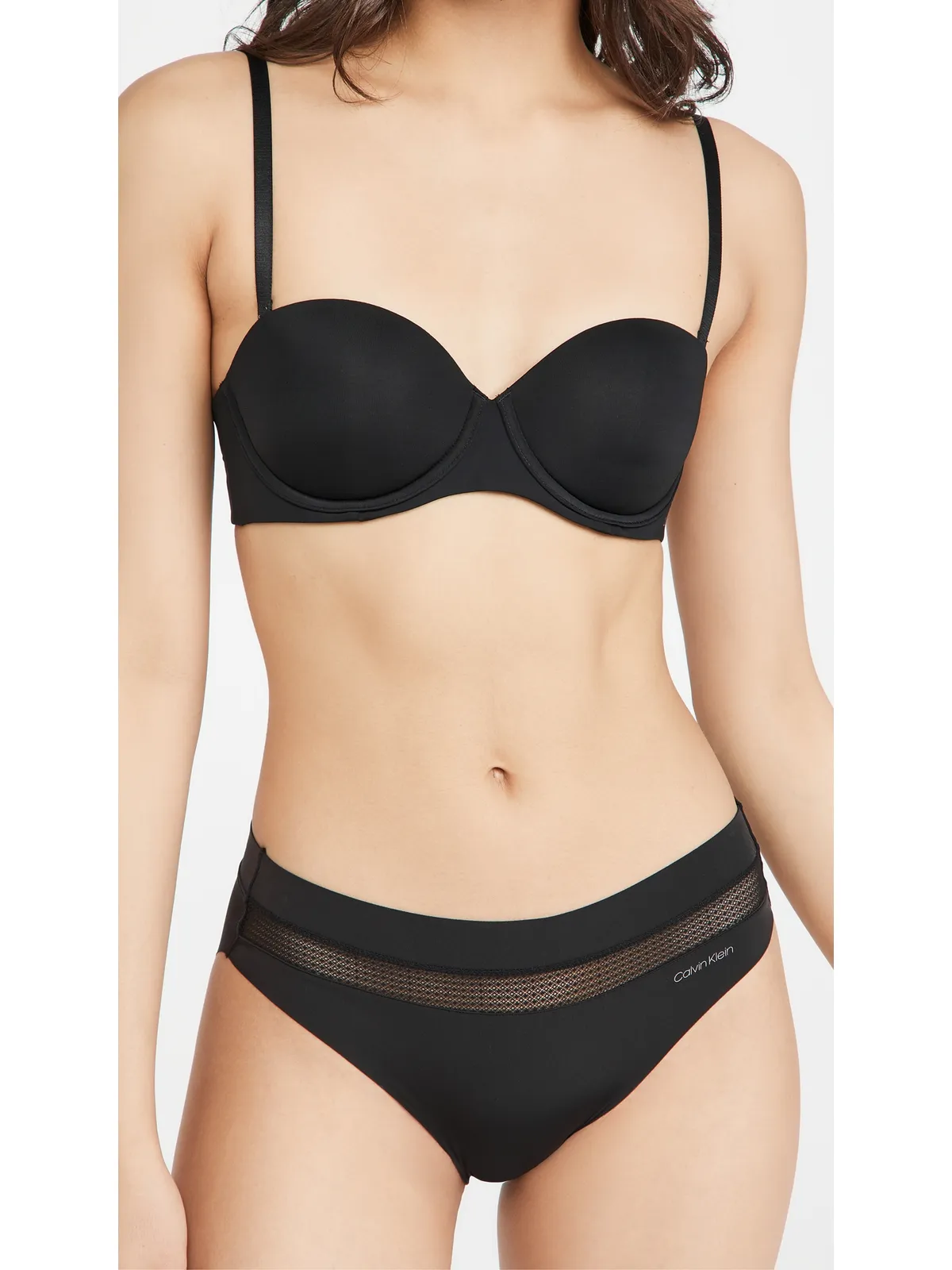 Calvin Klein Underwear CK プッシュアップストラップレス ブラ - 画像2