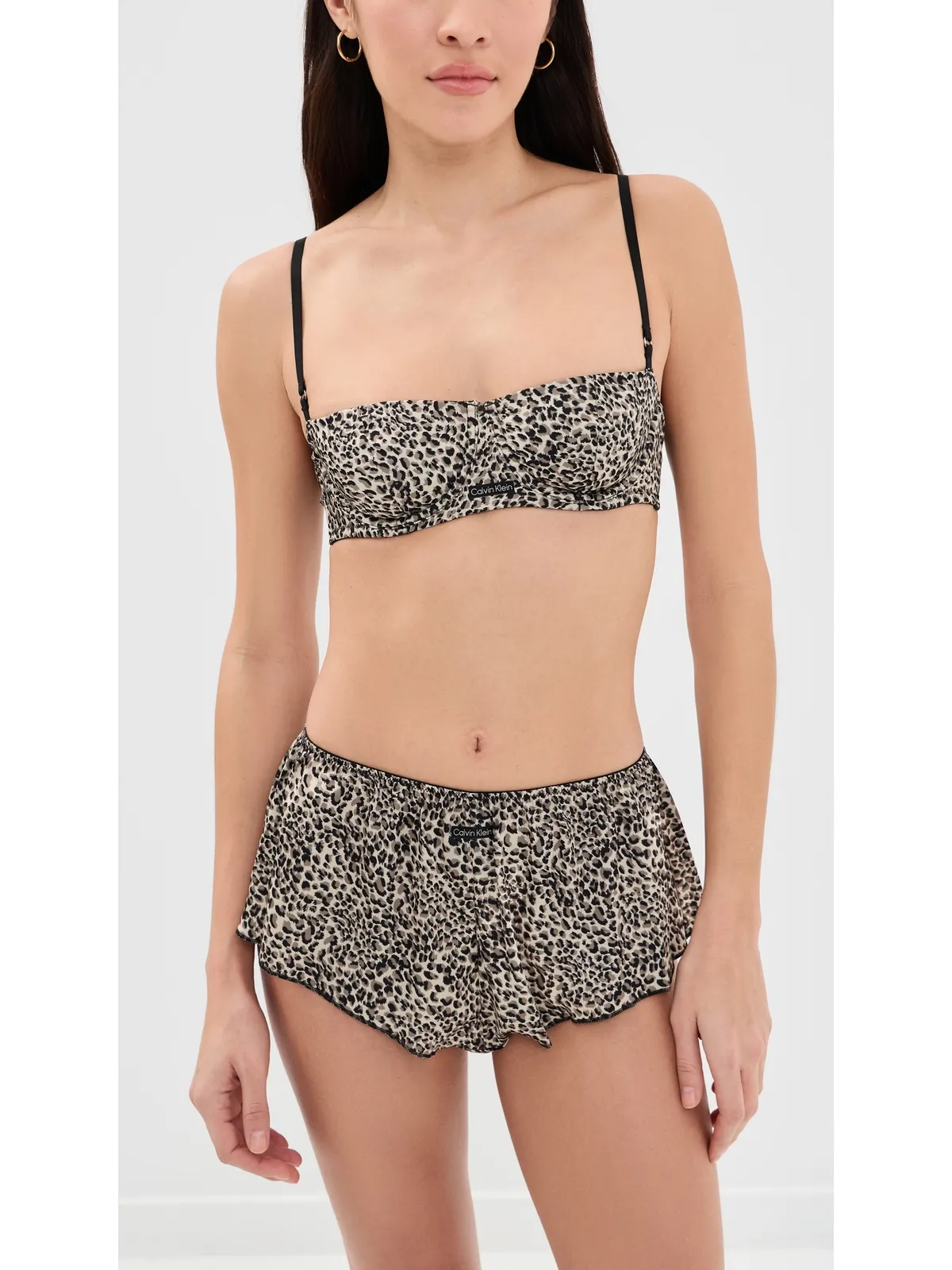 Calvin Klein Underwear モダン ロゴ タップショーツ ブラッシュドレオパード - 画像3