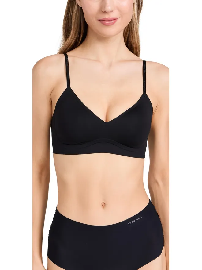 Calvin Klein Underwear Calvin Klein Underwear ライトリンド ブラジャー ブラックの商品画像