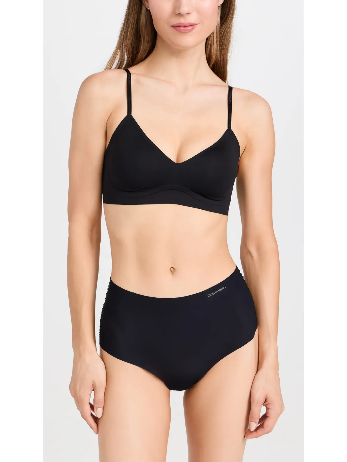 Calvin Klein Underwear ライトリンド ブラジャー ブラック - 画像6
