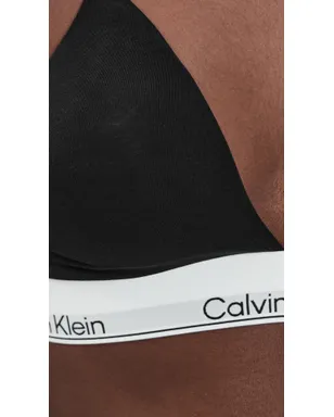 Calvin Klein Underwear アイコンコットン 薄手パッド入り トライアングル ブラレット - サムネイル6