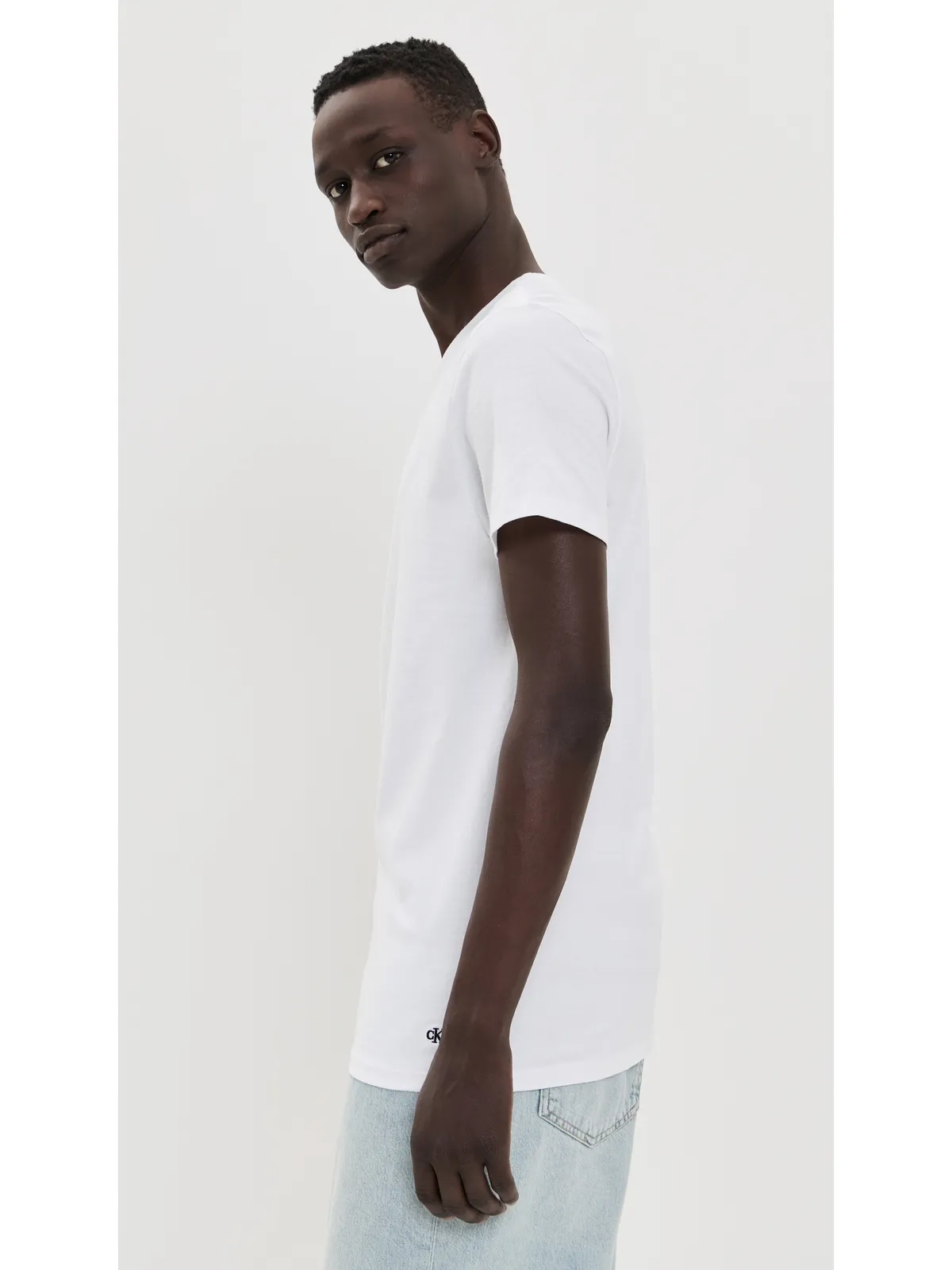 Calvin Klein Underwear コットン クラシック 3枚組 クルーネック Tシャツ ホワイト - 画像5