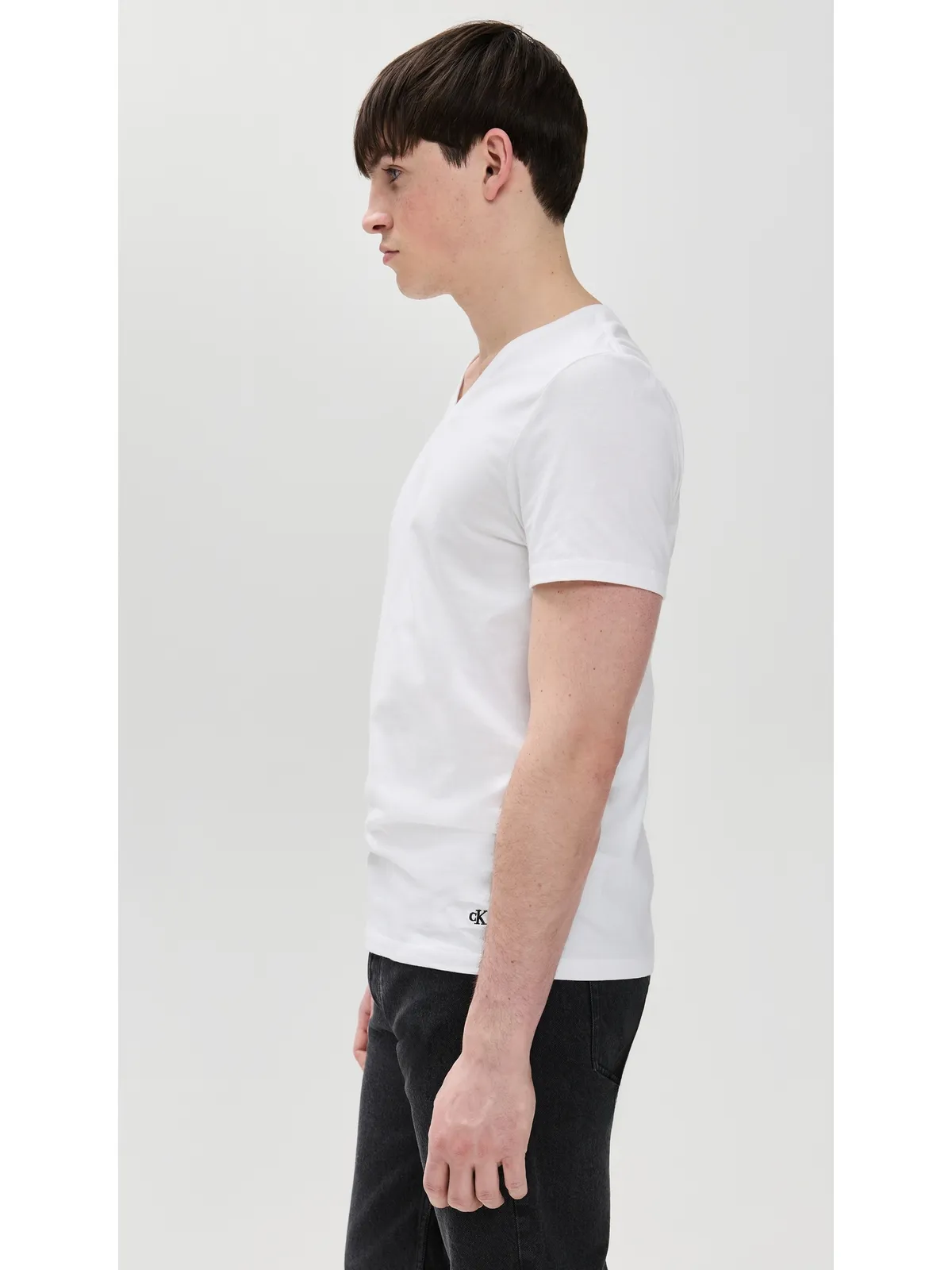 Calvin Klein Underwear コットン クラシック 3枚組 Vネック Tシャツ - 画像5