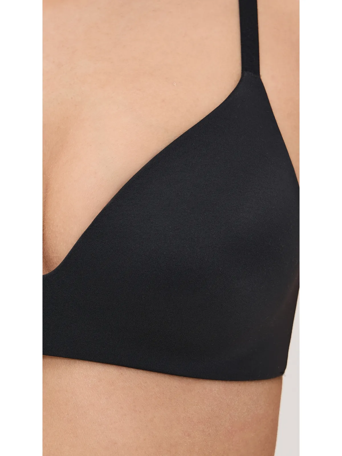 Calvin Klein Underwear パーフェクトリーフィット ワイヤーフリーブラ Tシャツブラ ブラック - 画像5