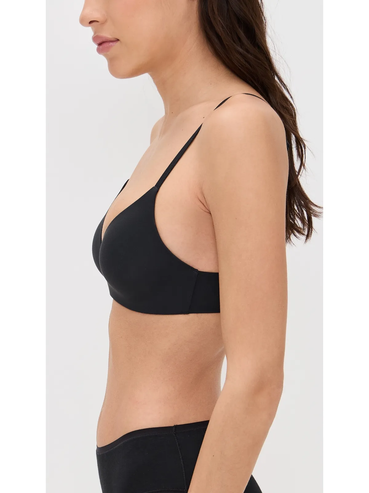 Calvin Klein Underwear パーフェクトリーフィット ワイヤーフリーブラ Tシャツブラ ブラック - 画像4