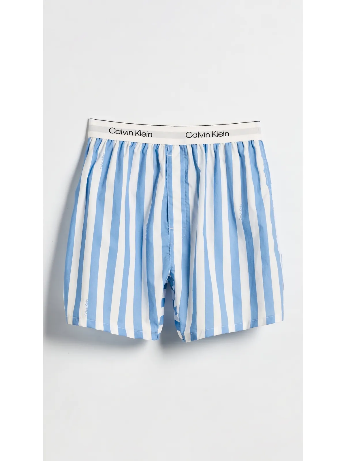 Calvin Klein Underwear コットンポプリン ラウンジボクサー ロゴストライプ - 画像2