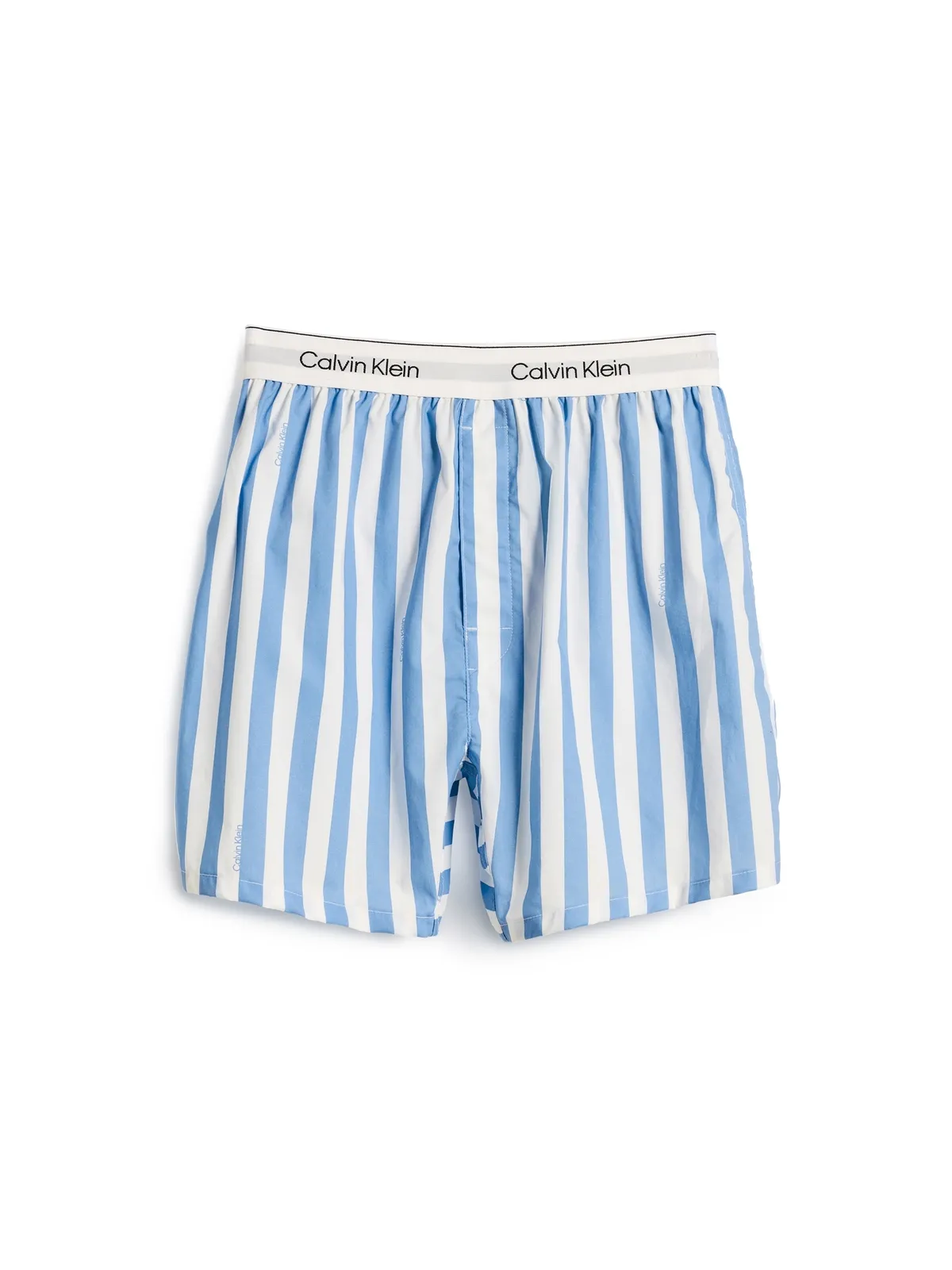Calvin Klein Underwear コットンポプリン ラウンジボクサー ロゴストライプ - 画像4
