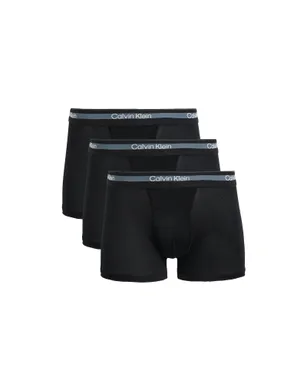 Calvin Klein Underwear アイコンムーブメント スポーツトランクス 3枚パック ブラック - サムネイル1