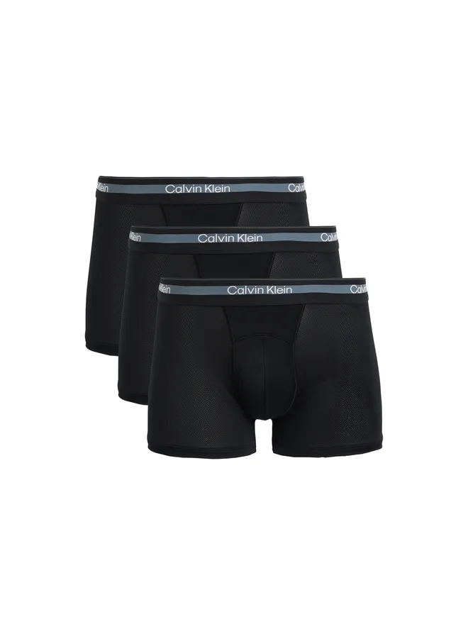 Calvin Klein Underwear Calvin Klein Underwear アイコンムーブメント スポーツトランクス 3枚パック ブラックの商品画像