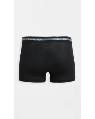 Calvin Klein Underwear アイコンムーブメント スポーツトランクス 3枚パック ブラック - サムネイル3