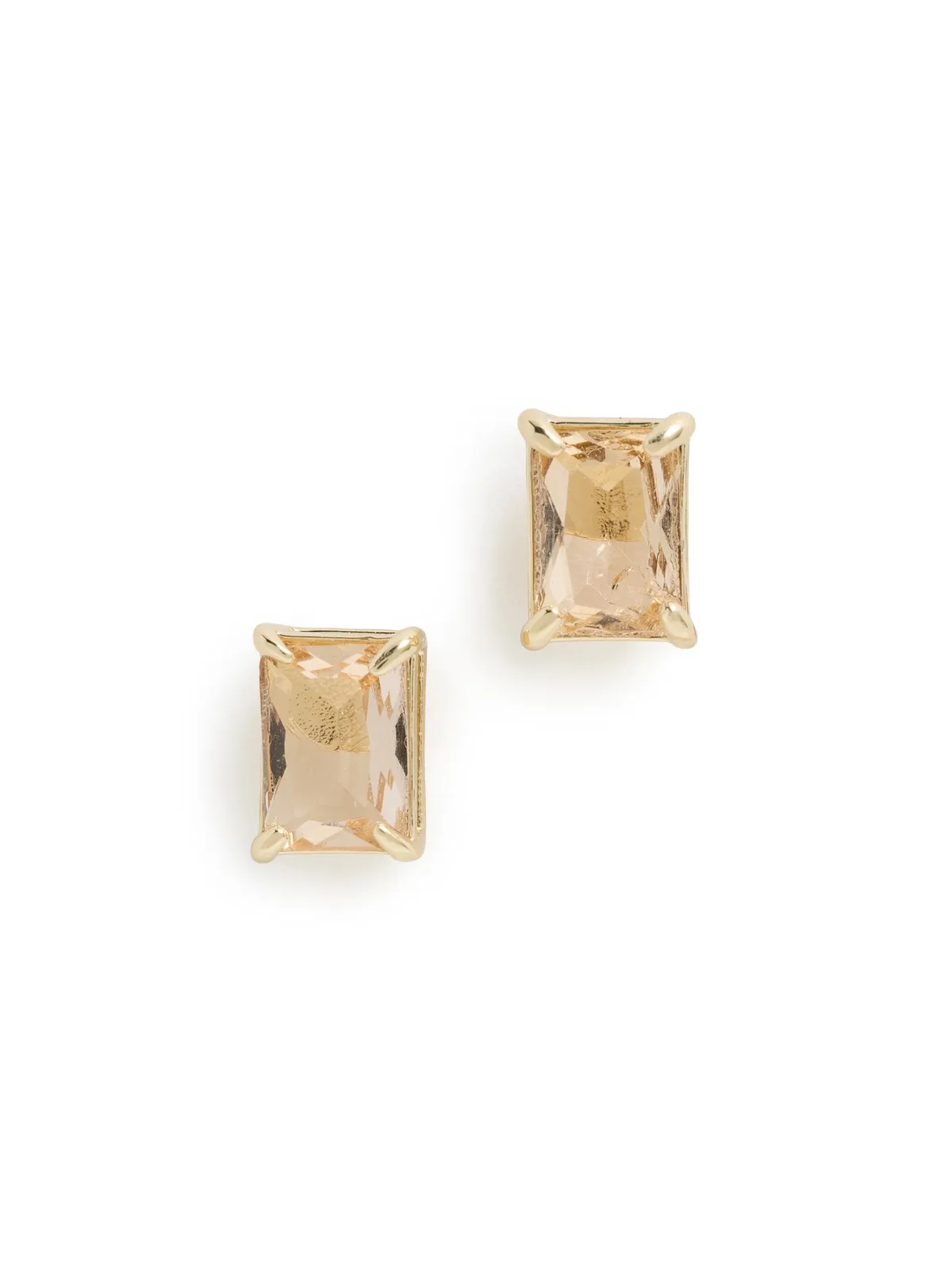 Clare V. Bijoux スタッドピアス シトリン - 画像1