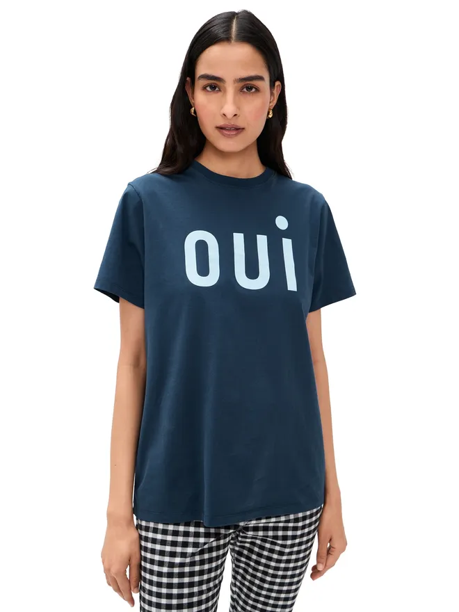 Clare V. Clare V. Oui Original Tee ネイビーの商品画像