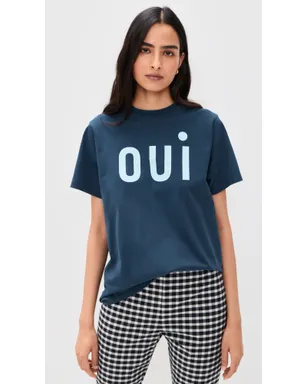 Clare V. Oui Original Tee ネイビー - サムネイル2