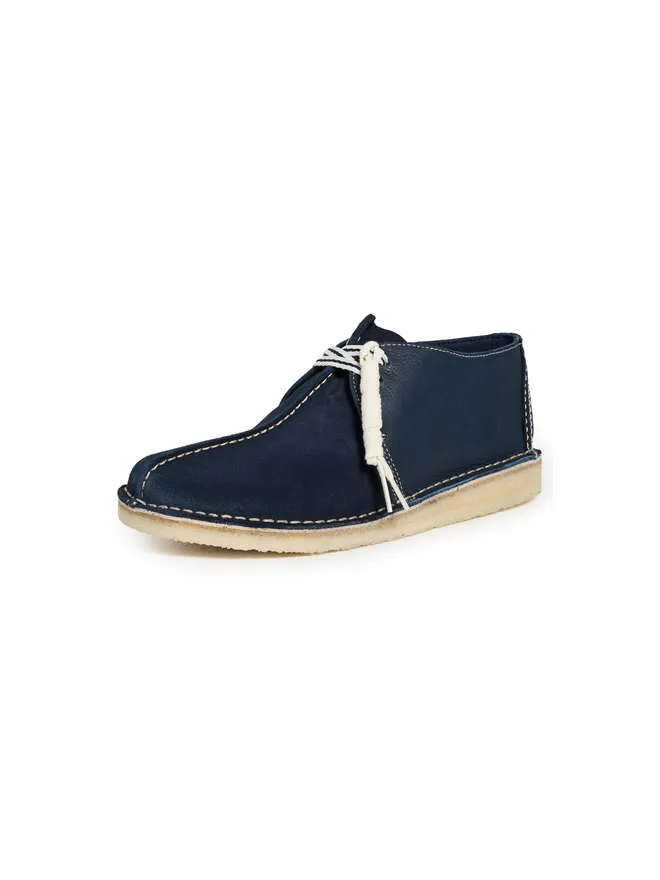 Clarks Clarks ネイビー スエード デザートトレック シューズの商品画像