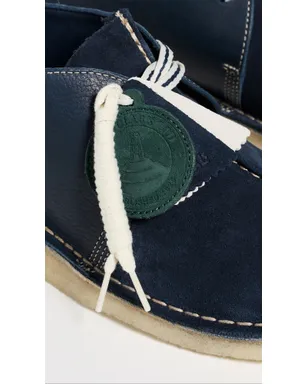 Clarks ネイビー スエード デザートトレック シューズ - サムネイル5