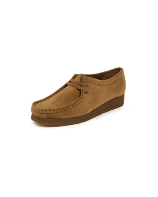 Clarks Wallabee Shoes Cola Suede - サムネイル1