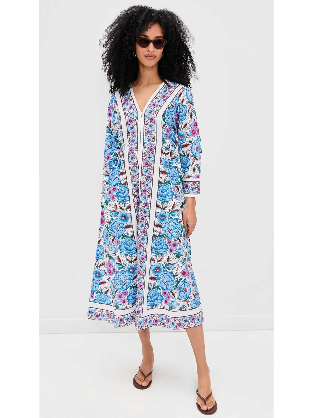 Cleobella ブランシュ ミディドレス Fluora Print - 画像5