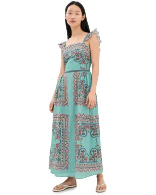 Cleobella Veronique アンクルドレス Bleura Print - サムネイル1