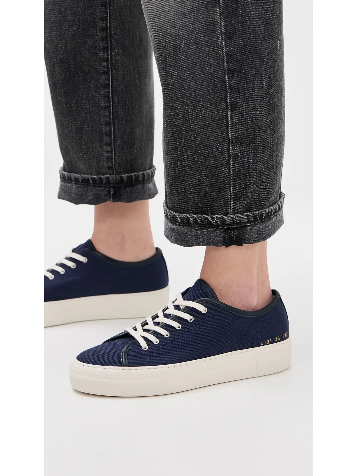 Common Projects トーナメントスニーカー ネイビー - 画像3