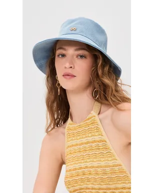 Cult Gaia Maddie キャップ ビンテージ ブルー - サムネイル3