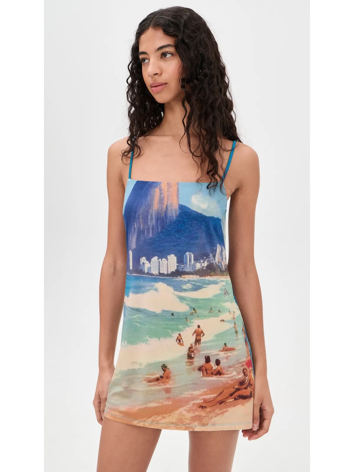 Cult Gaia Cardela Dress Rio Beach Print - 画像2