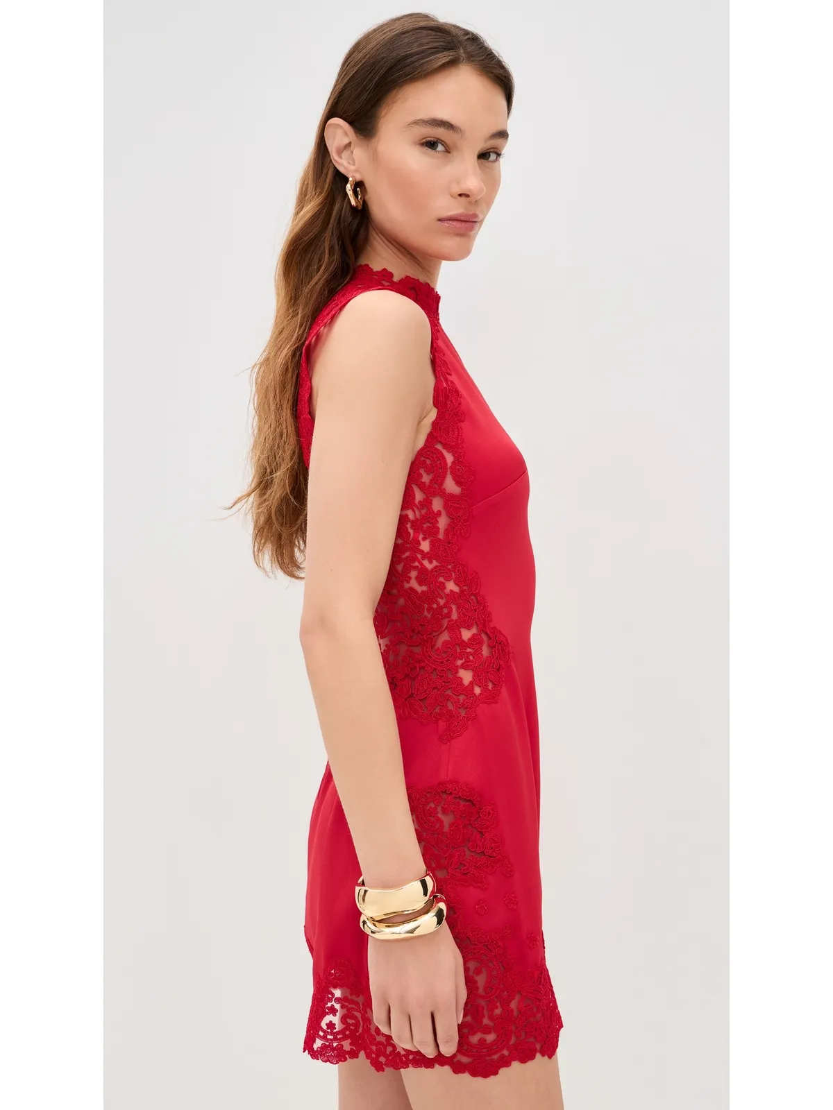 Cult Gaia Riti Dress Vermillion - 画像4