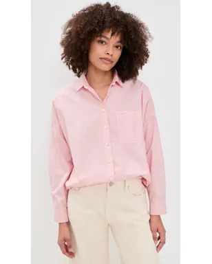 Alex Mill Jo Shirt in Paper Poplin Mary's Rose - サムネイル2