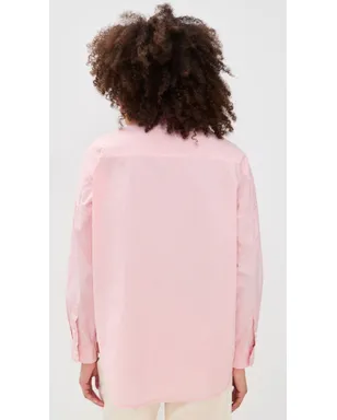 Alex Mill Jo Shirt in Paper Poplin Mary's Rose - サムネイル3