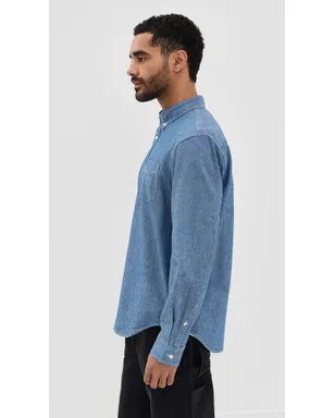 Alex Mill ミルシャツ ウォッシュド・シャンブレー - サムネイル4