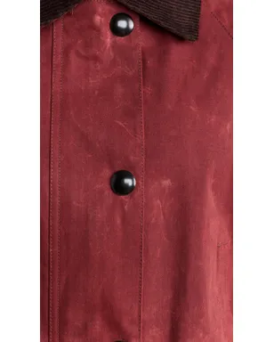 Alex Mill Chiltern Street Barn Jacket In Waxed Cotton Red - サムネイル6